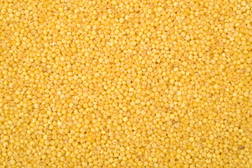 Millet on a white background
