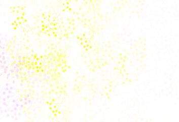 Light Pink, Yellow vector template with artificial intelligence structure.