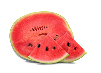 watermelon isolated on white background.