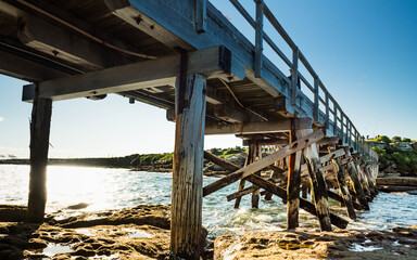 Wood bridge