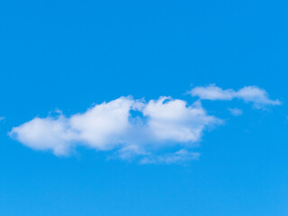 Soft cloud in blue sky