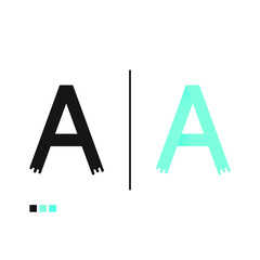 a letter logo design vector