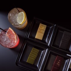 ade and Sweet jelly of red beans