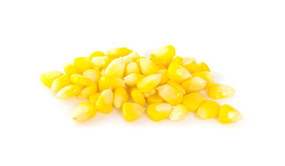 canned corn sweet isolated  on a white background
