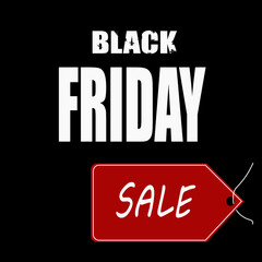 Black friday sale shopping time friday shopping, discount card. Black friday banner, poster, print for big sale