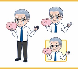 年配の男性と金融