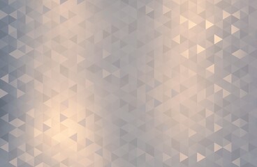 Small triangles mosaic pattern form geometric shiny metal backgroound. Abstract texture.