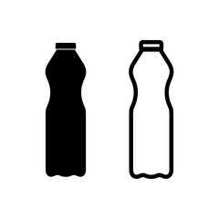 Bottle icon set. bottle vector icon