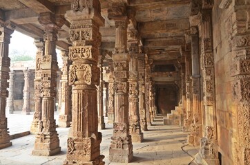 Qutub Minar, UNESCO World Heritage site in New Delhi,india