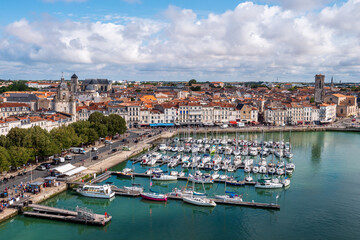 Fototapeta na wymiar La Rochelle, France. View of the 