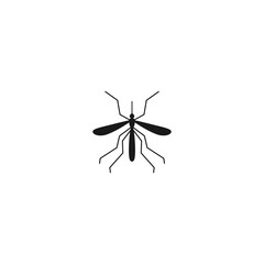 mosquito icon vector. flat vector pictogram isolated