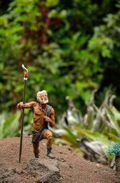 ancient guanche on rock