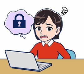 パソコンのセキュリティと女性