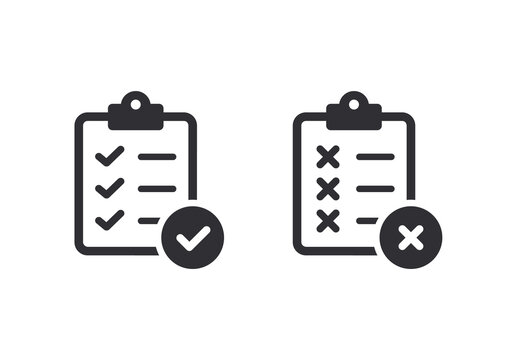 Tasks. Vector Icon. Prepare Document. Clipboard Icon. Task Done. Signed Approved Document Icon. Project Completed. Reject File. Accept Document. Symbols YES And NO. Survey. Extra Options. Application