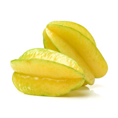 Carambola on a white background