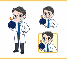 爆発物を持っている医者