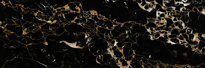 ItalianProtoro Black and Gold Marble, black marble with golden veins, Portoro marbel natural...