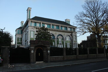 Fototapeta premium London street Kensington Olympia 