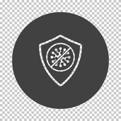 Obraz premium Shield From Coronavirus Icon