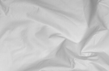 Obraz premium pleated white cotton material. texture or background