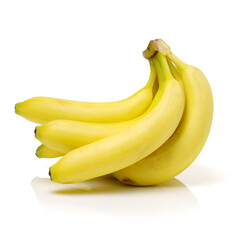 bananas isolated on white