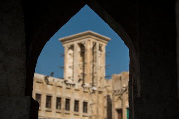 Obraz premium Architecture details of traditional arabian market Souq Waqif in Doha City in Qatar