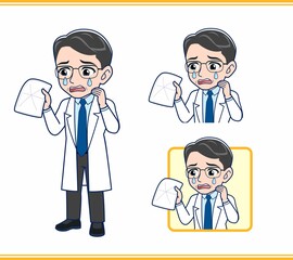 Fototapeta premium 研究している人