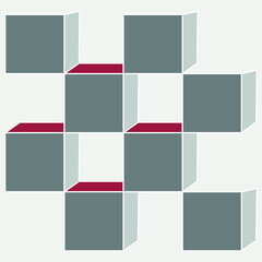 abstract vector grey blocks background