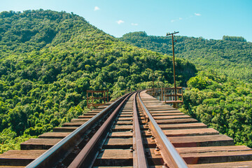railway in the mountains