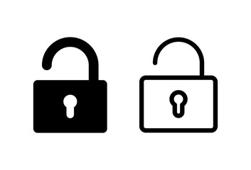 Lock icon set. Padlock icon vector. Encryption icon. Security symbol