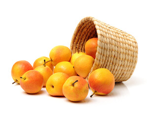 nanguo pear on white background