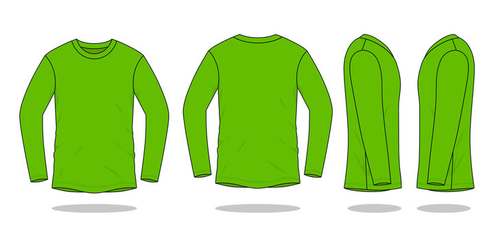 Download 6 413 Best Long Sleeve T Shirt Template Images Stock Photos Vectors Adobe Stock