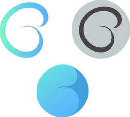 Obraz premium simple logo concept involving globe in it