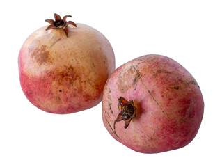 Pomegranate isolated on white background
