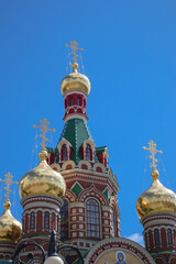 Fototapeta na wymiar Buildings and architecture of the city . Yoshkar-Ola. Russia