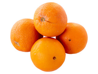 Squeeze orange isolated on white background