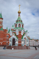 Buildings and architecture of the city . Yoshkar-Ola. Russia
