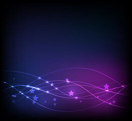 Abstract background with bright light effects for vector illustration.