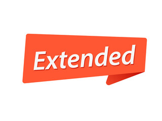 Extended vector banner, Extended logo