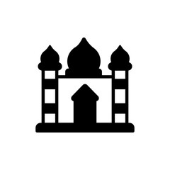 Church Vector Icon style illustration. EPS 10 File