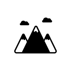 Mountain  Vector Icon style illustration. EPS 10 File