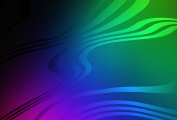 Dark Multicolor vector abstract bright template.