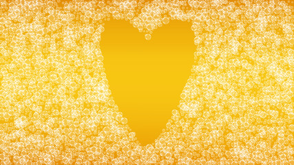 Craft beer background. Lager splash. Oktoberfest foam.