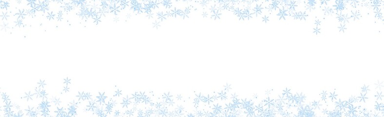 Abstract Banner snowflake on blue backgrounds with copy space , illustration wallpaper