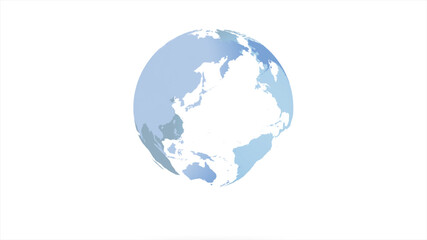 青いデジタルネットワークイメージ白背景