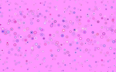 Light Red vector layout with circle shapes.