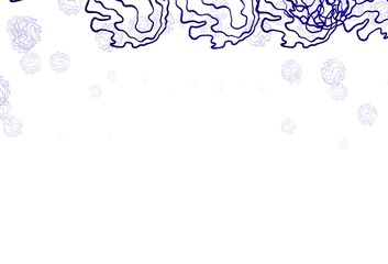 Light Purple vector background with spots, lines.