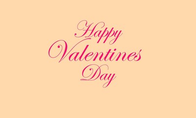 Happy valentines day design with heart background