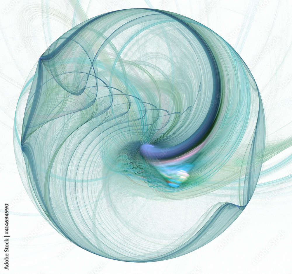 Poster an abstract computer generated modern fractal design. abstract fractal color texture. digital art. a