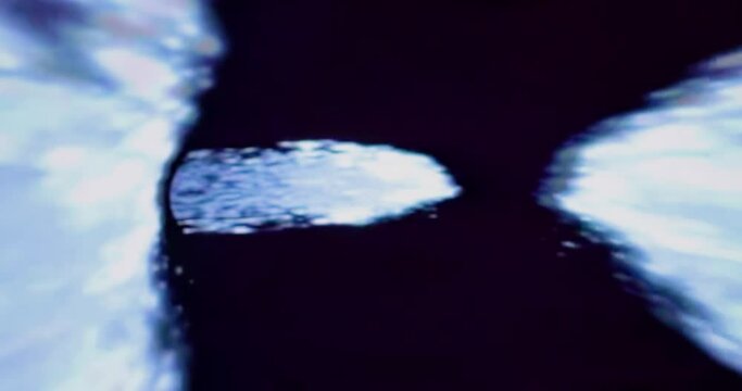 Abstract Multicolored light and shapes 4k footage as background